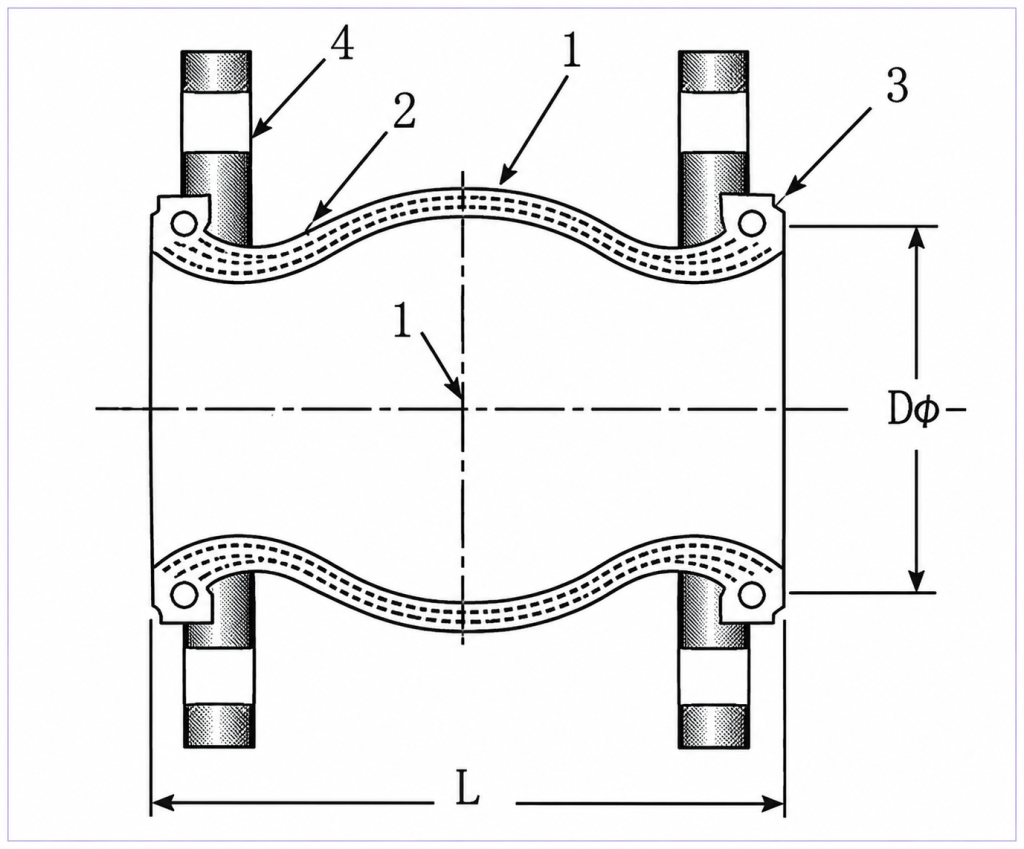 Rubber Bellows Diagram Image