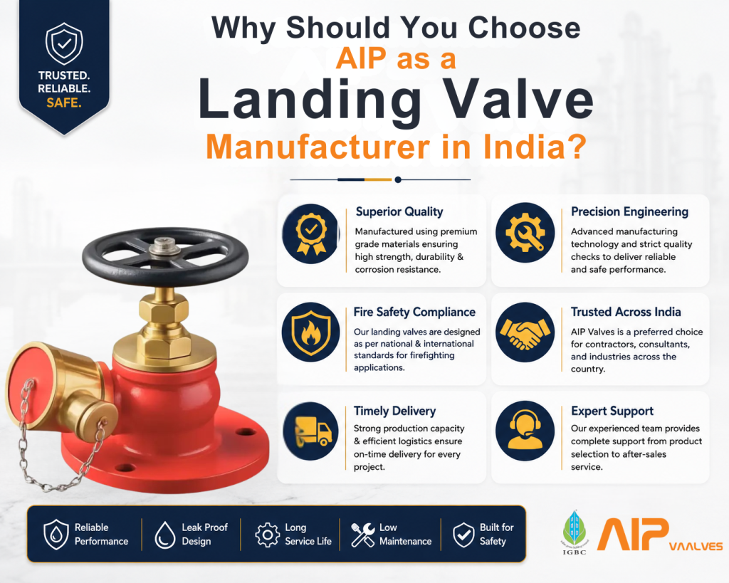 Why Should You Choose AIP as a Landing Valve Manufacturer in India Image
